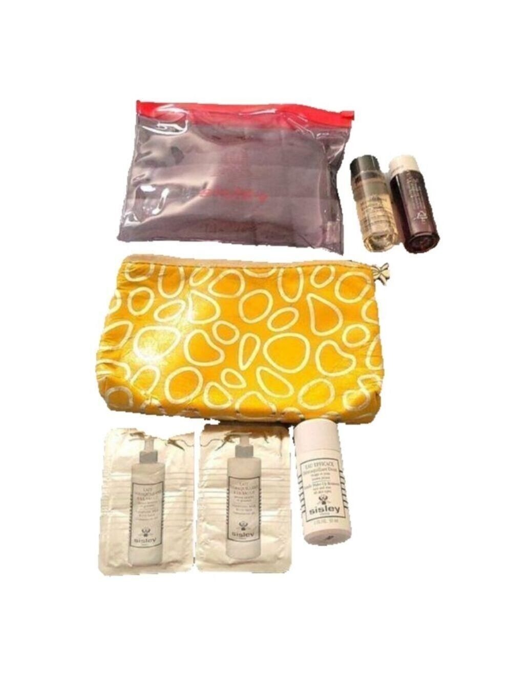 Sisley cosmetic bags and samples lot
